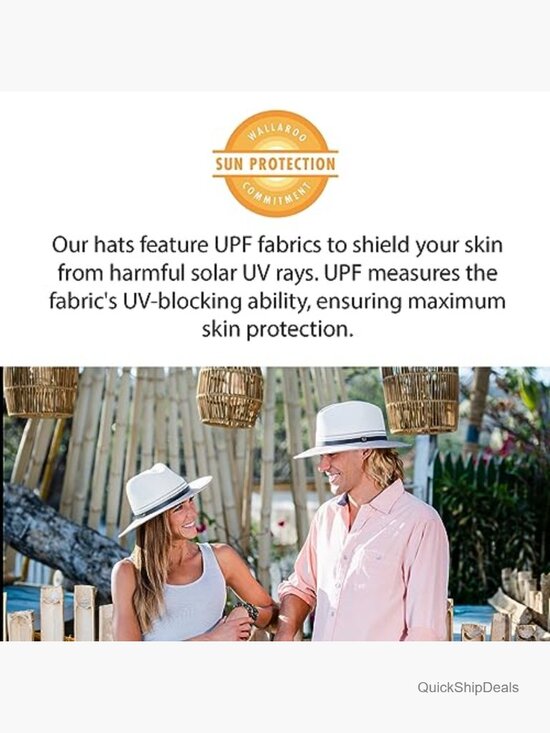 UPF 50+ Wide Brim Sun Hat with Adjustable Drawstring  display picture 1
